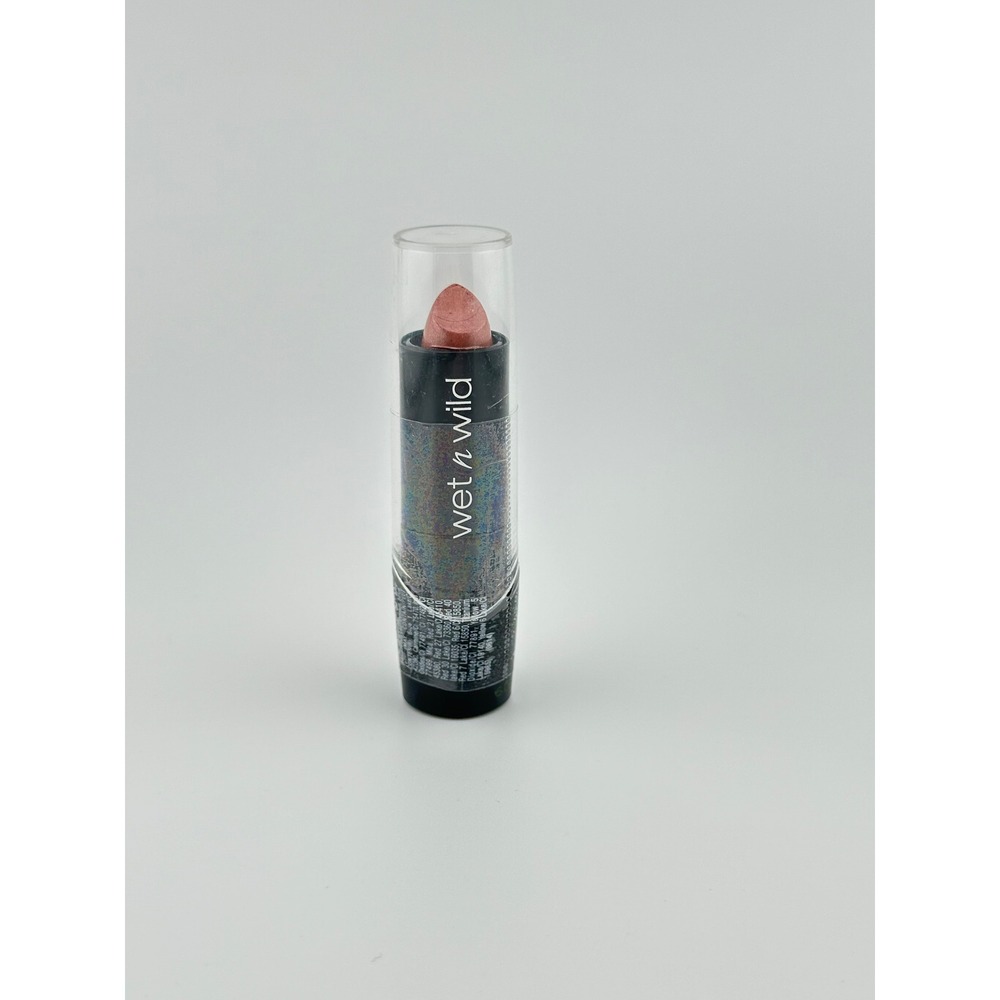 Wet n Wild Silk Finish Lipstick 531C Breeze Pink Nude Shimmer New